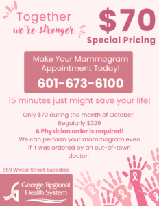 Discounted Mammograms